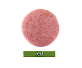 Konjac Sponge For Washing Face Round Konjac Konnyaku Sponge Facial Cleansing Exfoliator Bathing Puff Face Wash Puff