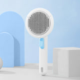 New Pet Cat Brush Hot Selling Hand-held Steel Wire Self-cleaning Comb Looper For Hair Removal