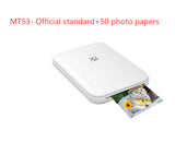 Color Photo Printer Portable Full Color Wireless Photo Printer USB Bluetooth Thermal Sublimation Printer